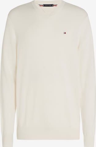 Pull-over 'ESSENTIAL' TOMMY HILFIGER en beige : devant