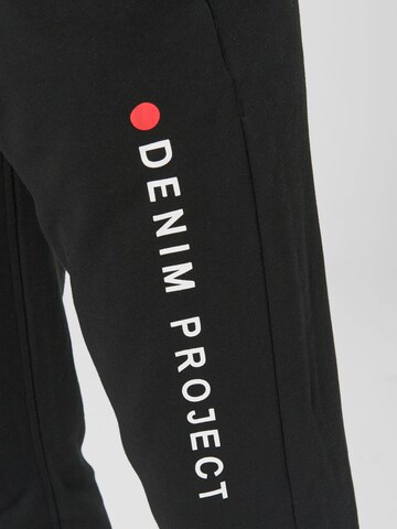 Tapered Pantaloni di Denim Project in nero