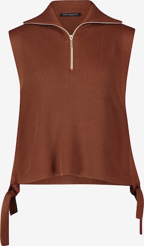 Pull-over Betty Barclay en marron : devant