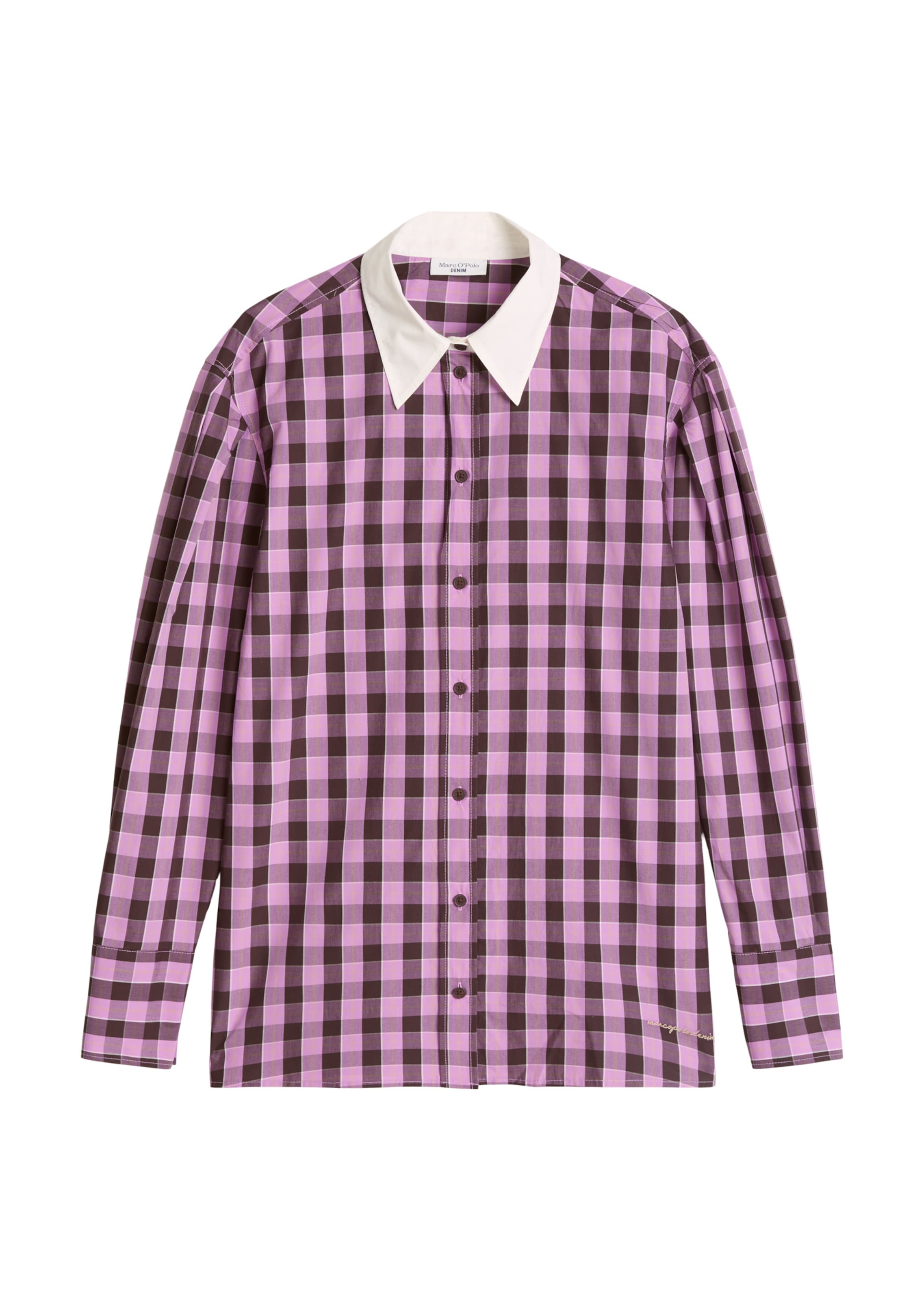 Marc O'Polo DENIM Blouse in Lila: voorkant