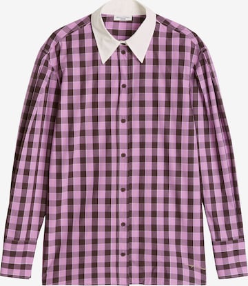 Marc O'Polo DENIM Bluse in Lila: Vorderseite