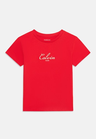 Calvin Klein Jeans T-Shirt in Rot: Vorderseite
