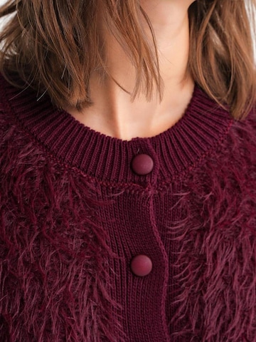 MixRay Gebreid vest in Rood