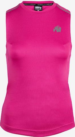 Gorilla Wear Sports Top 'Raleigh' in Pink: front
