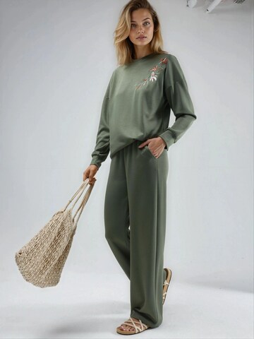 Hiccup - Calças de fato em verde