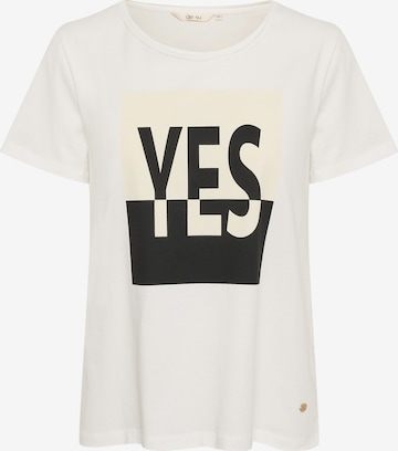 T-shirt 'Karen' Cream en blanc : devant