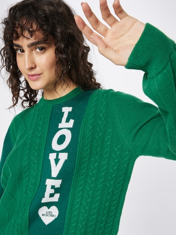 Love Moschino Sweter 'MAGLIA' w kolorze zielony