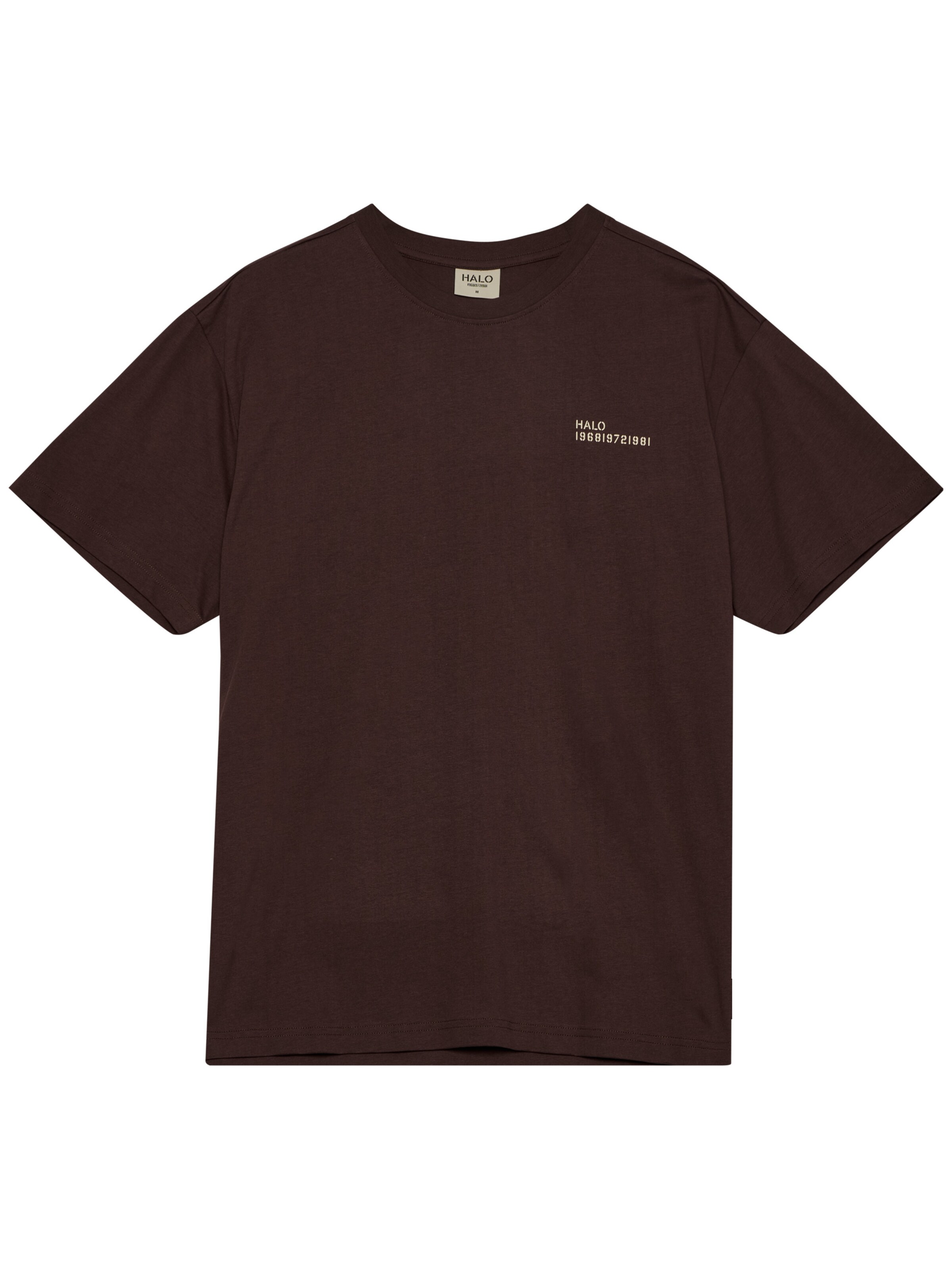 HALO Shirt in Bruin: voorkant