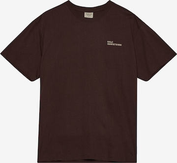 HALO T-Shirt in Braun: Vorderseite