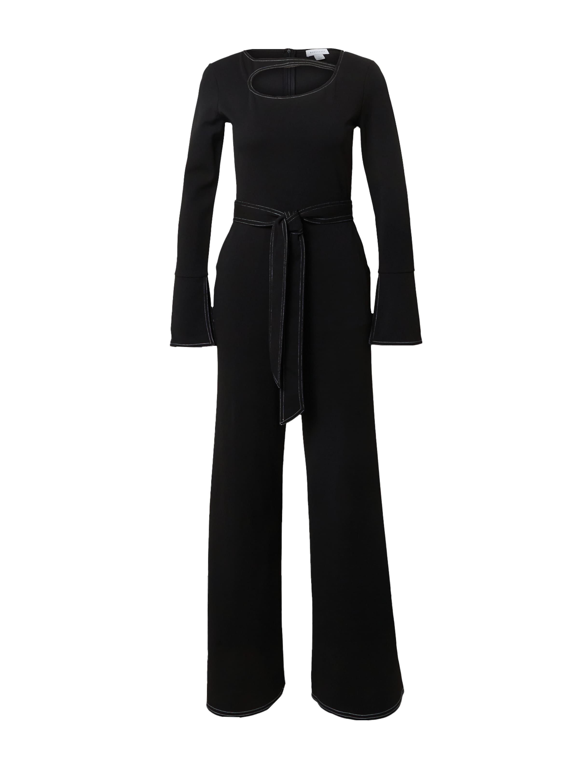 Warehouse Jumpsuit in Black: front