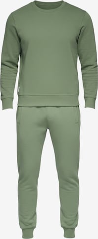 Ombre Leisure suit 'Z122' in Green: front
