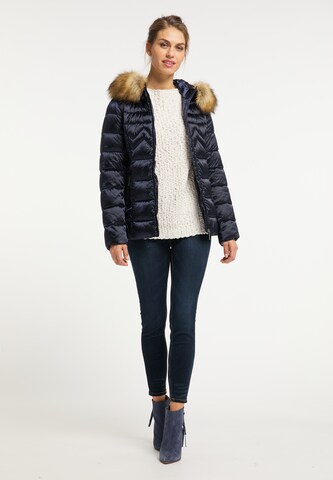 Usha Winterjas in Blauw