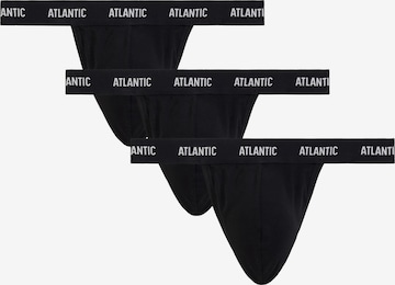 Atlantic Slip 'ATLANTIC' in Schwarz: Vorderseite