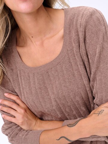 Blue Shadow Sweater in Brown