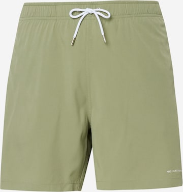 Pantaloncini da bagno 'Jules' di NN07 in verde: frontale