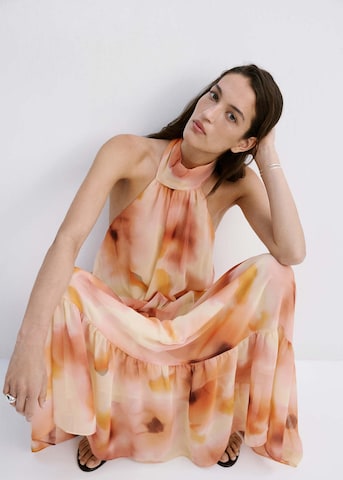 MANGO Kleid 'Luna' in Orange