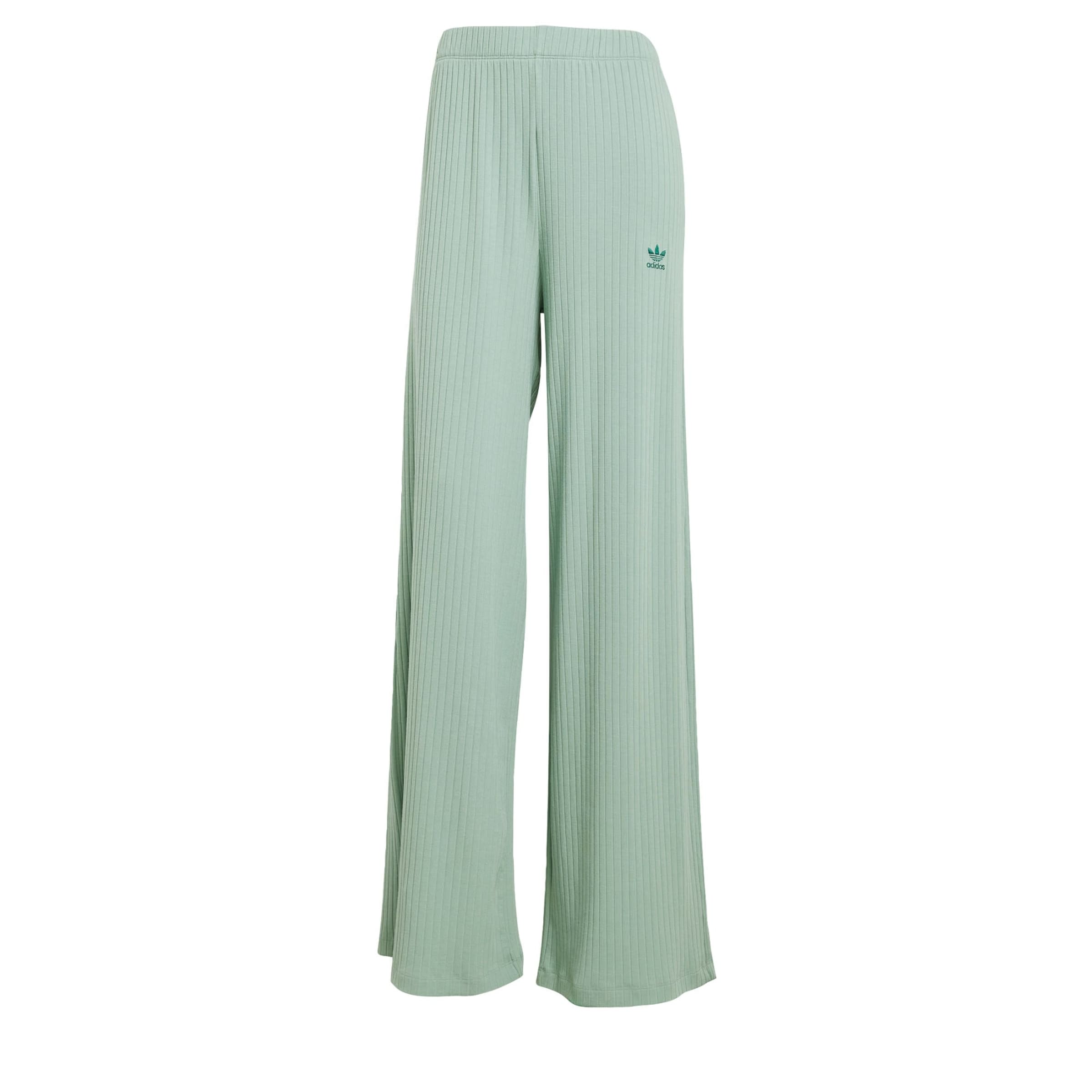 ADIDAS ORIGINALS - Pierna ancha Pantalón 'Essentials' en verde: frente