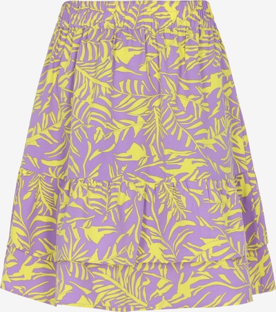 Sijonas iš ebeeza, spalva – geltona / levandų spalva, Prekių apžvalga