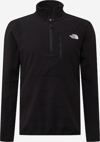 THE NORTH FACE Sporttrui 'Glacier Pro' in Zwart: voorkant