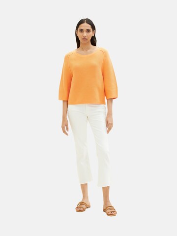 TOM TAILOR Pullover in Orange