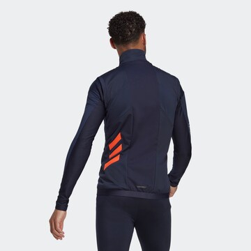 mėlyna ADIDAS TERREX Sportinė liemenė 'Xperior Cross-Country Ski Soft Shell'