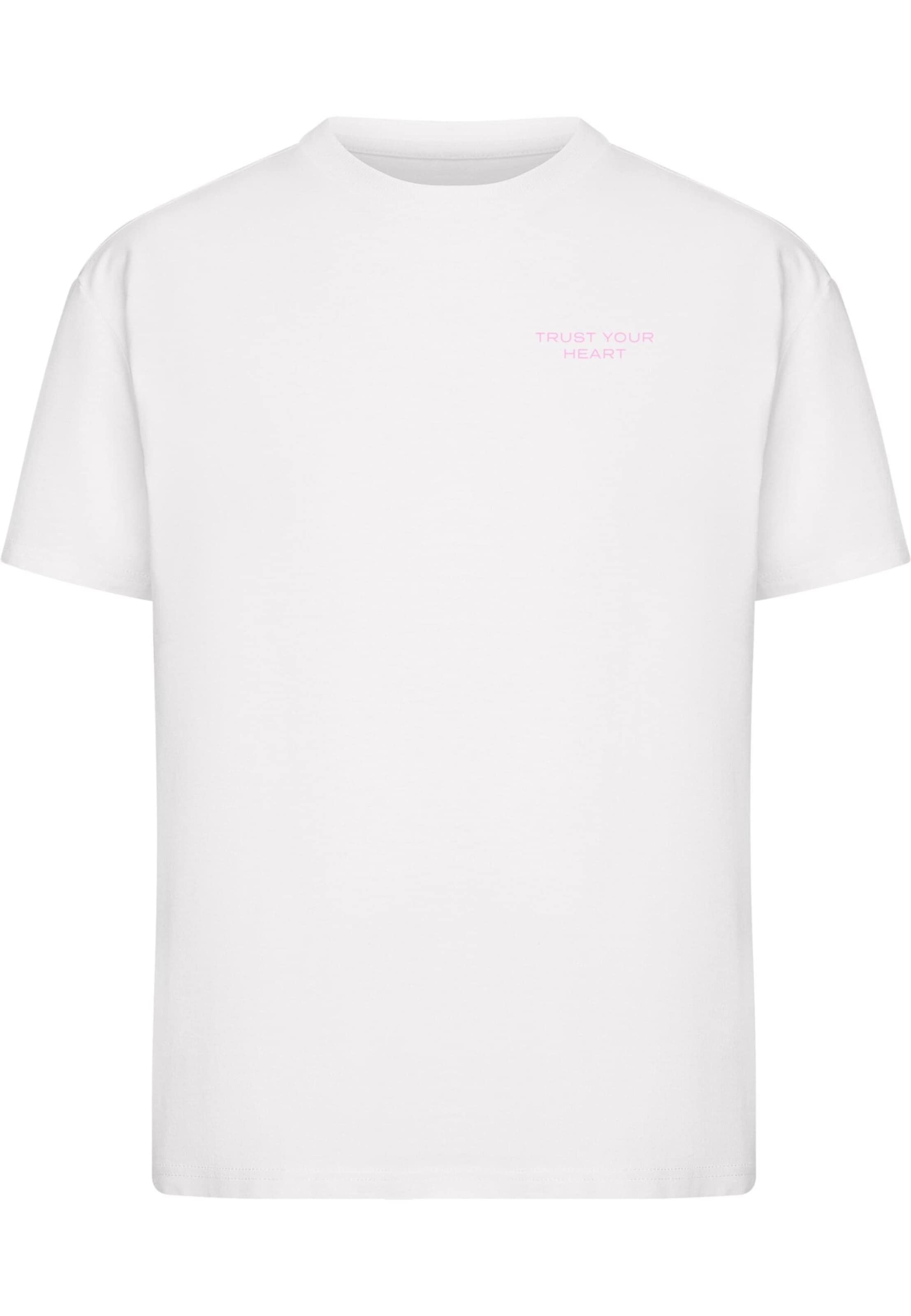 Mister Tee Tričko 'Trust Your Heart' – bílá: přední strana
