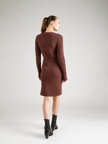 VILA Knit dress 'Ril' in Brown