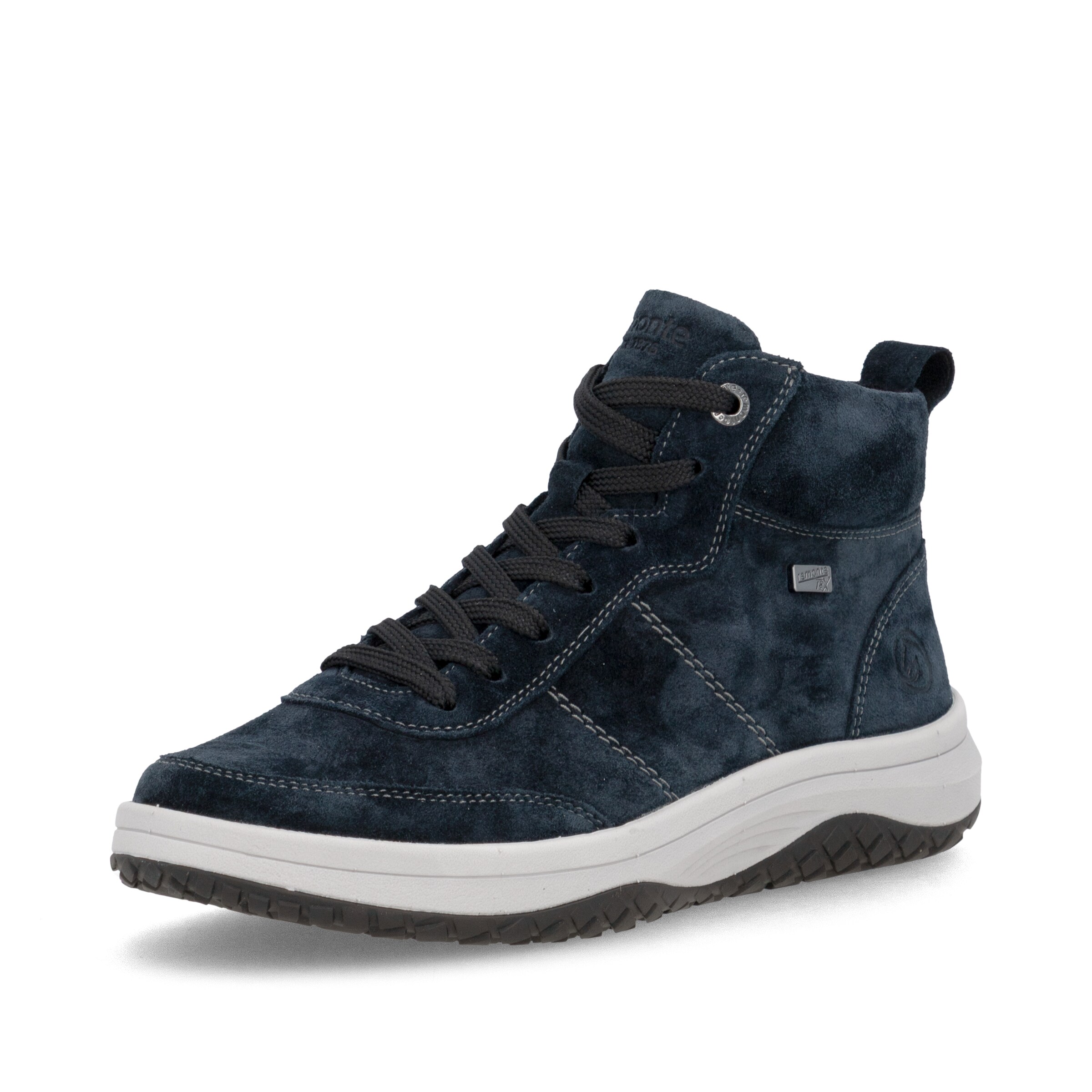 Baskets hautes REMONTE en bleu : devant
