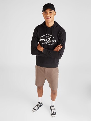 JACK & JONES Sweatshirt 'FOREST' in Zwart