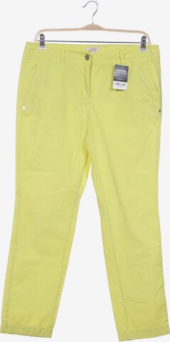 s.Oliver Pants in XL in Yellow: front