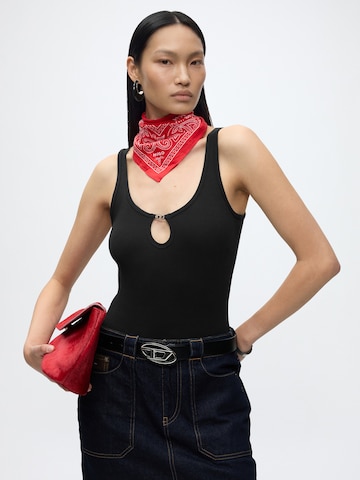 DIESEL Koszula body 'MAURA' w kolorze czarny