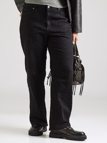 Vero Moda Curve - Regular Calças de ganga 'VMCTESSA' em preto: frente