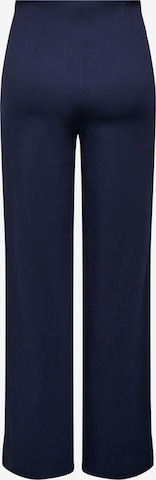 ONLY Wide leg Trousers with creases 'ANSA' in Blue