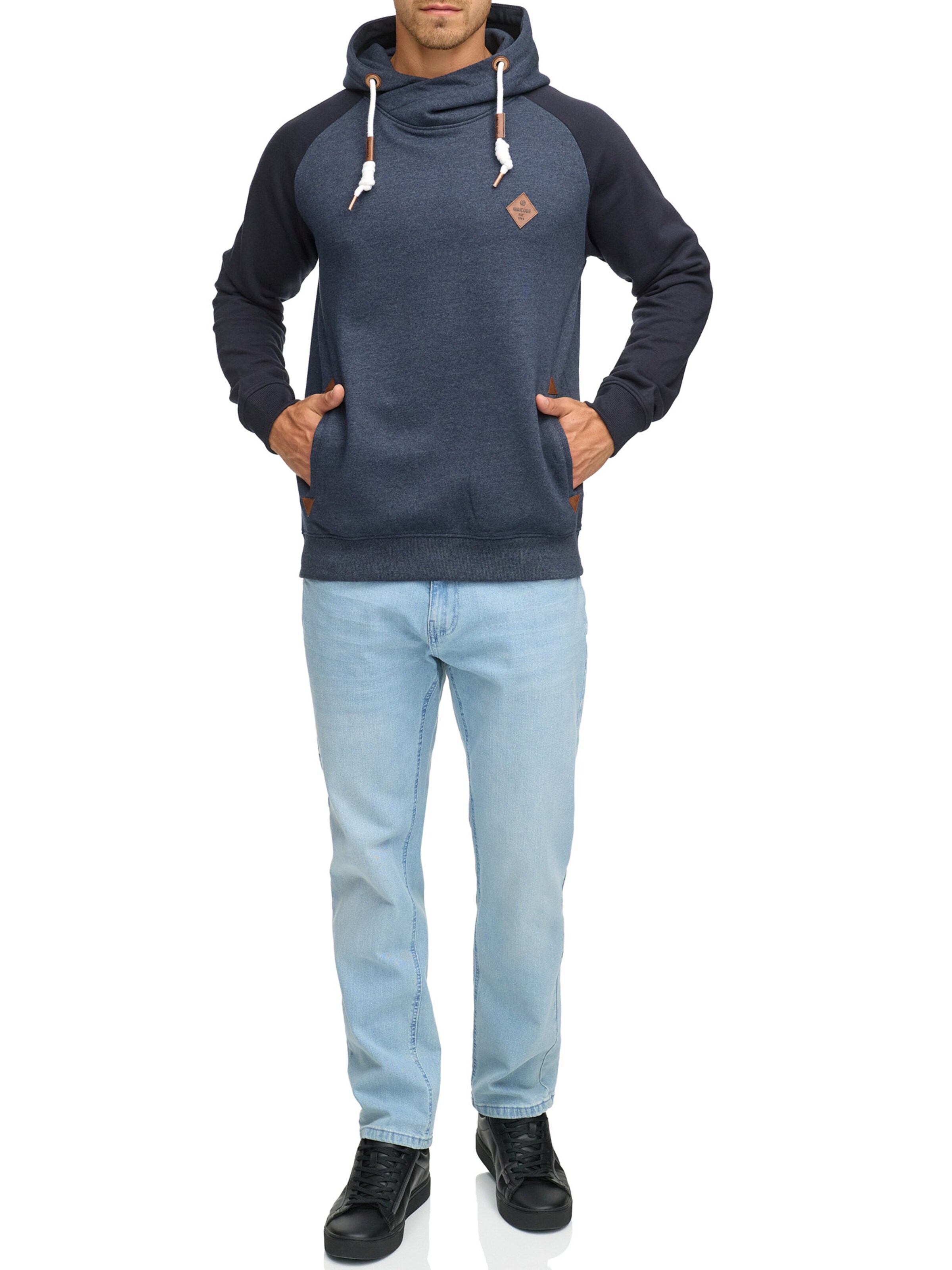 INDICODE JEANS Sweatshirt in Blue