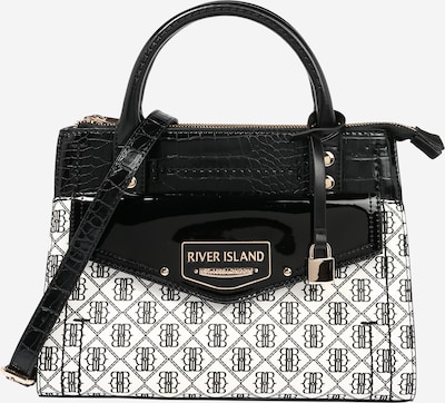 Rankinė su ilgu dirželiu 'KELLY' iš River Island , spalva - juoda / balta, Prekių apžvalga