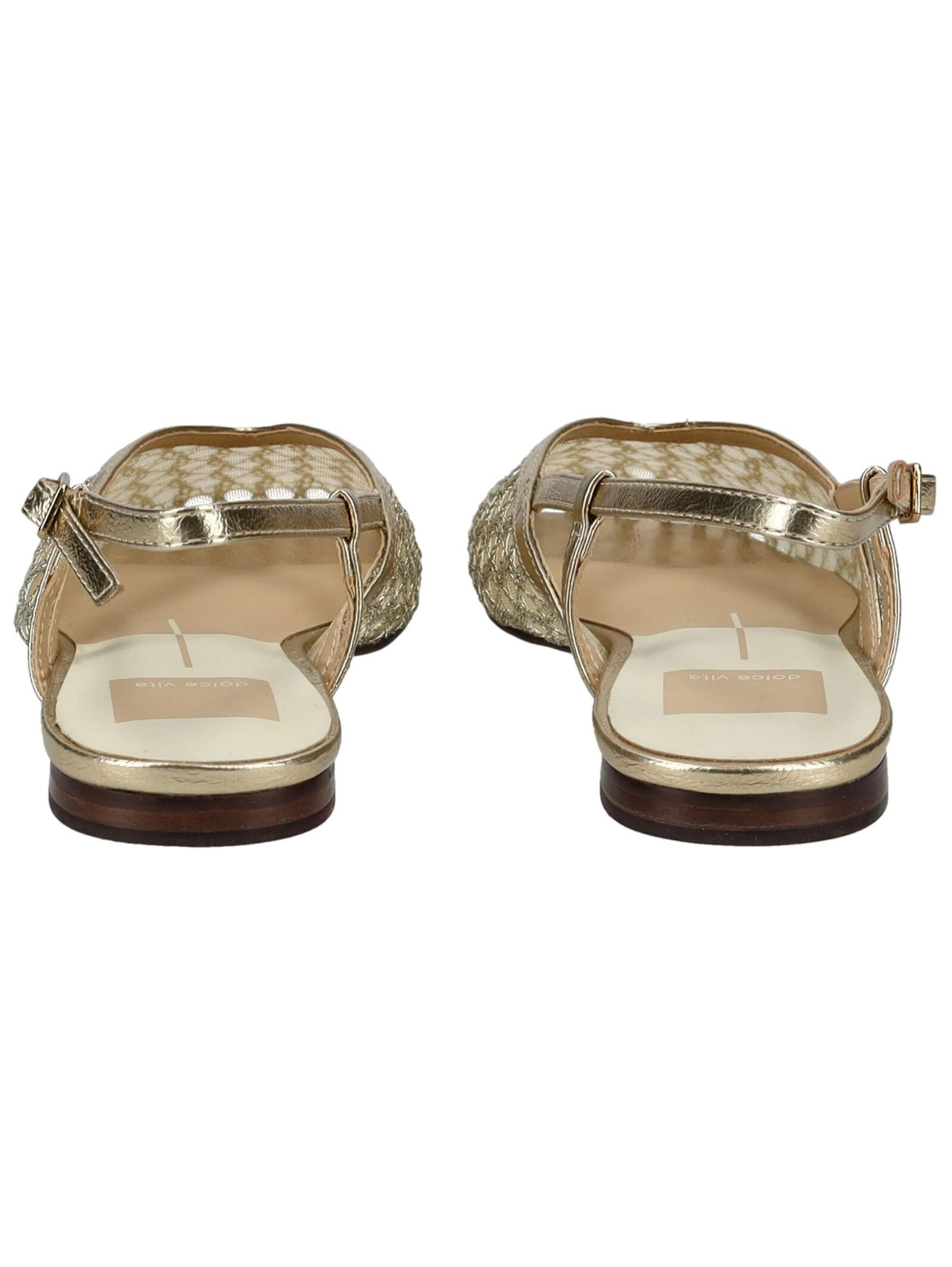 Ballerina con cinturino di Dolce Vita in oro