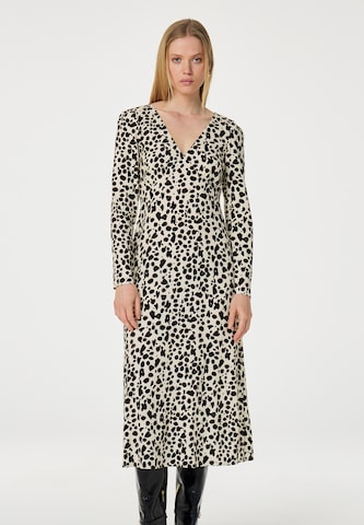 Fabienne Chapot Jurk in Beige: voorkant