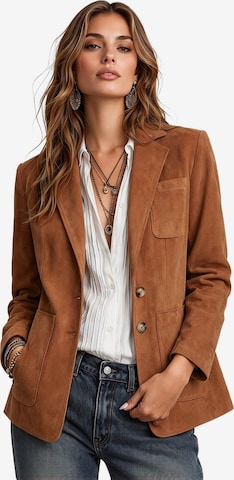 KoJooin Blazer in Brown: front