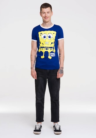 LOGOSHIRT Shirt in Blauw