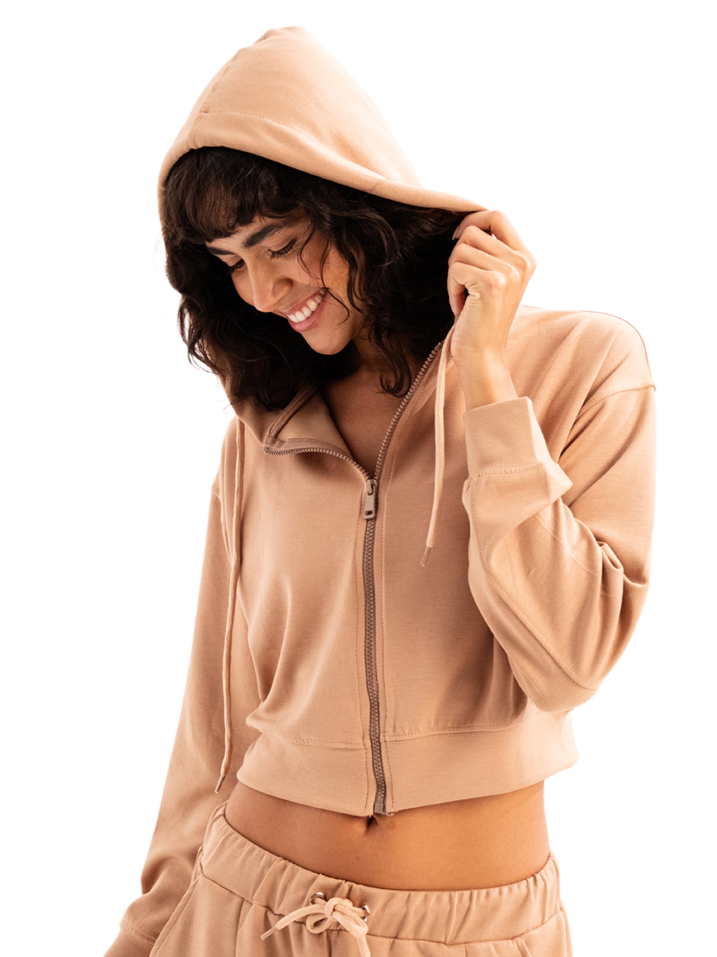 Justever Sweatvest in Beige