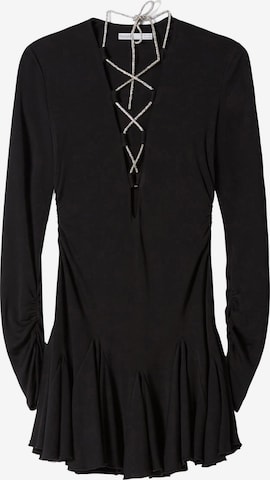 Bershka Dress in Black: front