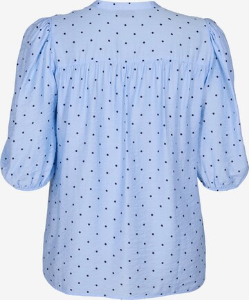 Zizzi Blouse 'Ehuixi' in Blauw