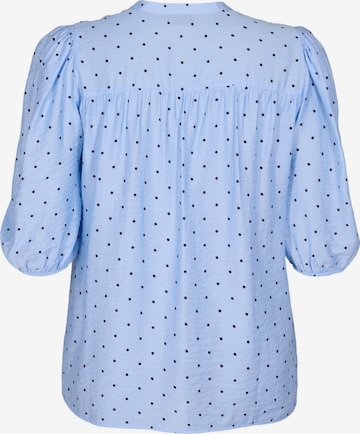 Camicia da donna 'Ehuixi' di Zizzi in blu