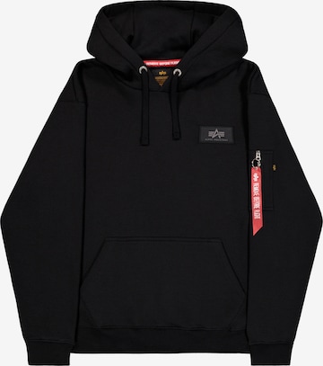 ALPHA INDUSTRIES Bluzka sportowa w kolorze czarny: przód