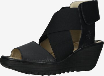 FLY LONDON Sandals in Black: front