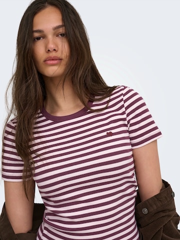 ONLY - Camiseta 'ONLVAL' en lila