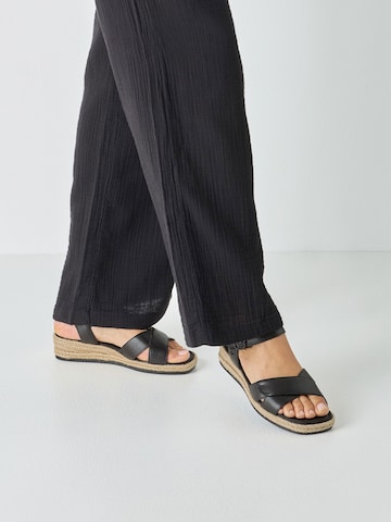 Sandales Tamaris en noir