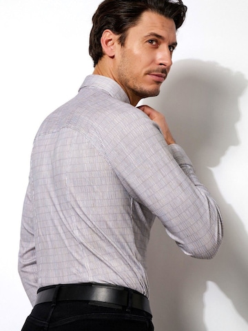 DESOTO Slim Fit Hemd in Beige