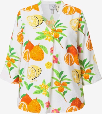 Ulla Popken Bluse in Weiß: Vorderseite