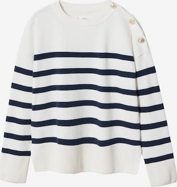 MANGO KIDS Sweater 'Frenchi' in White: front